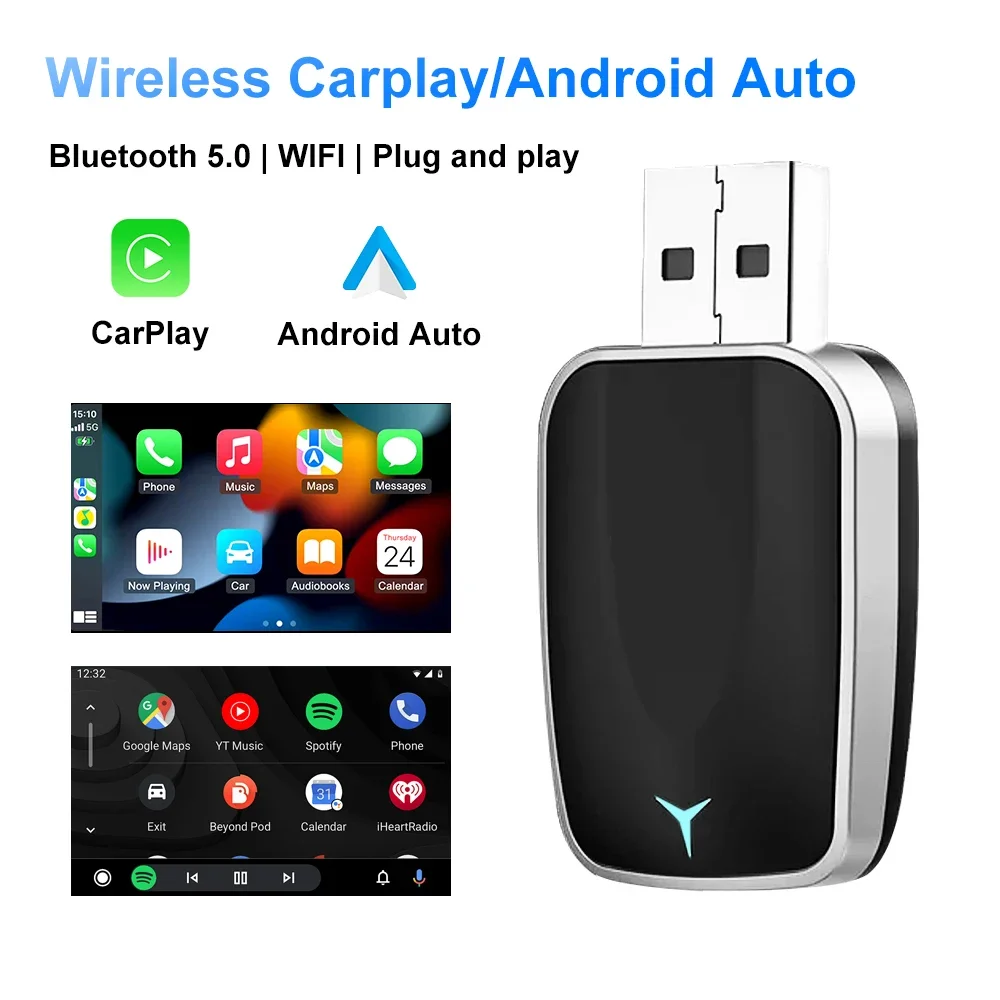 Car Accessories Usa - Adaptador Inalámbrico 2 en 1 PREMIUM