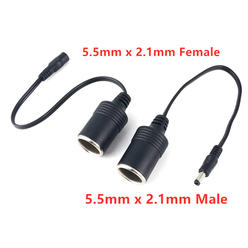 Car Accessories Usa - DC 5,5mm x 2,1mm conector macho/hembra