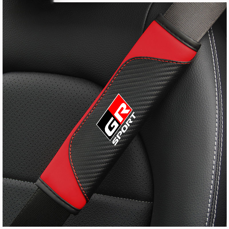 Leather Car Seat Cover - Protector de hombro para cinturón de