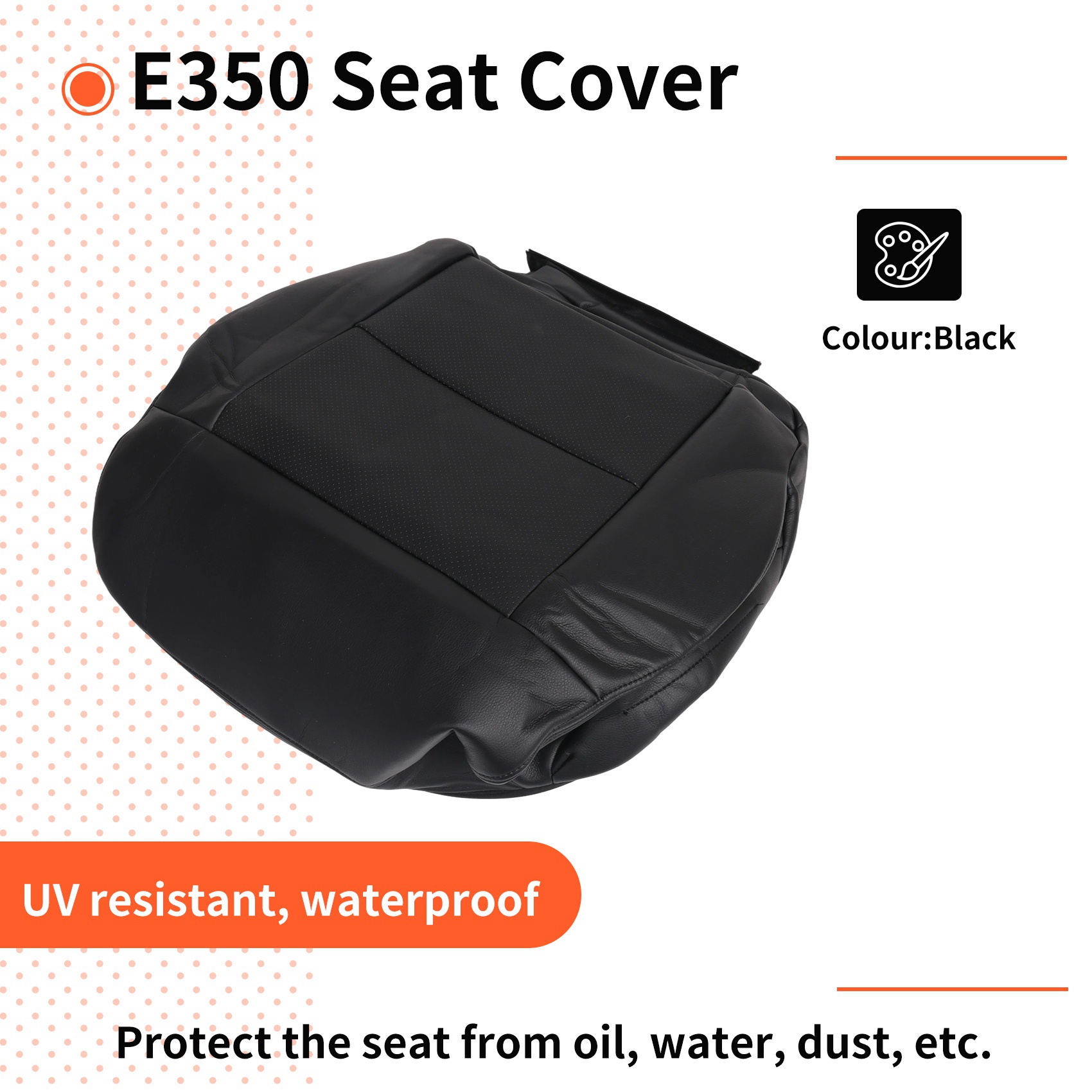 Funda de asiento inferior de c - Leather Car Seat Cover reseña y precio