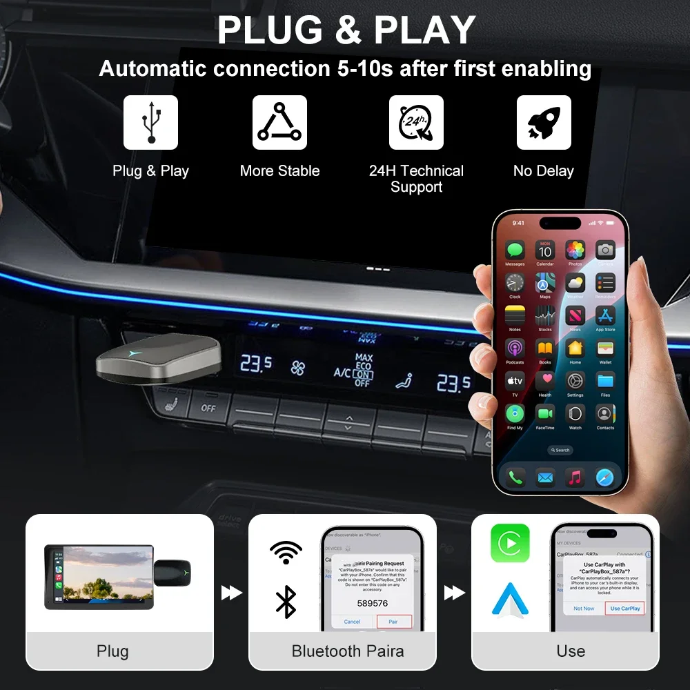 Adaptador Inalámbrico 2 en 1 P - Car Accessories Usa reseña y precio