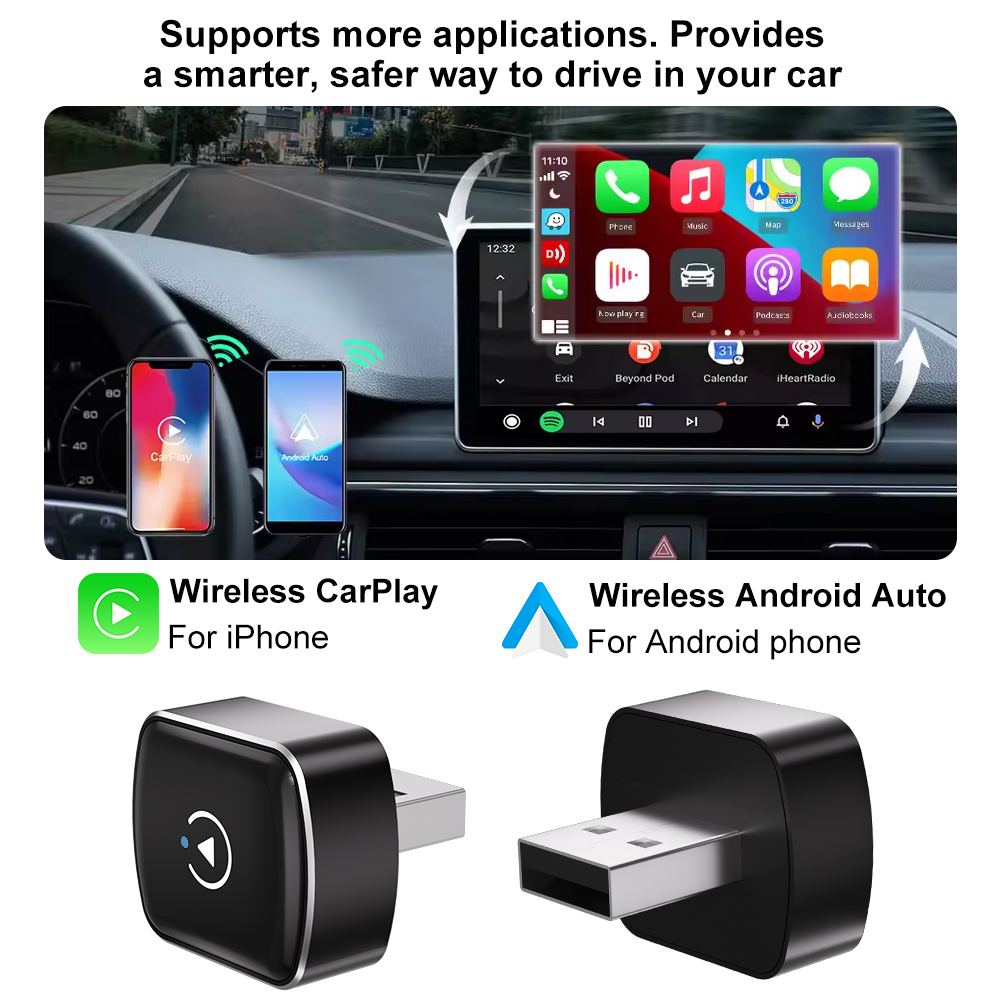 Adaptador Inalámbrico CarPlay  - Car Accessories Usa reseña y precio