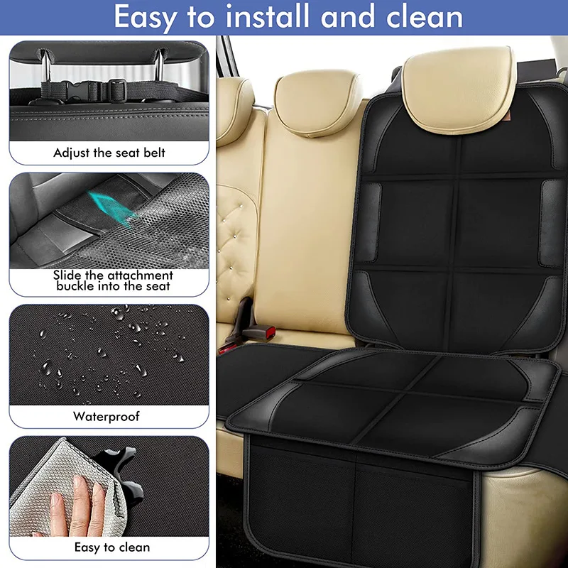 Protector de asiento de coche  - Leather Car Seat Cover reseña y precio