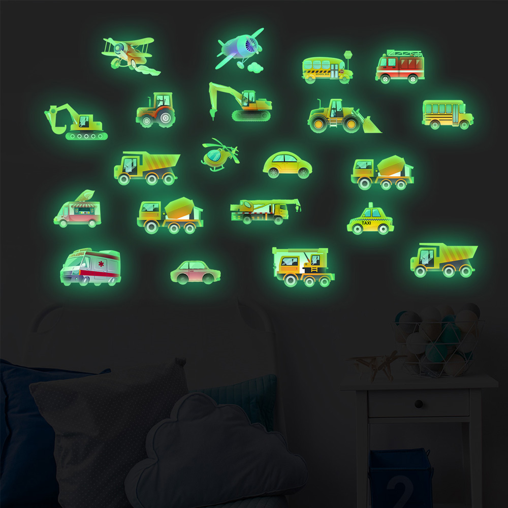 Juego de 21 Pegatinas Luminosa - Car Accessories For Boys reseña y precio