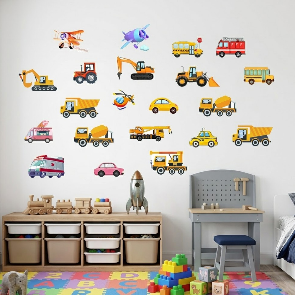 Juego de 21 Pegatinas Luminosa - Car Accessories For Boys reseña y precio