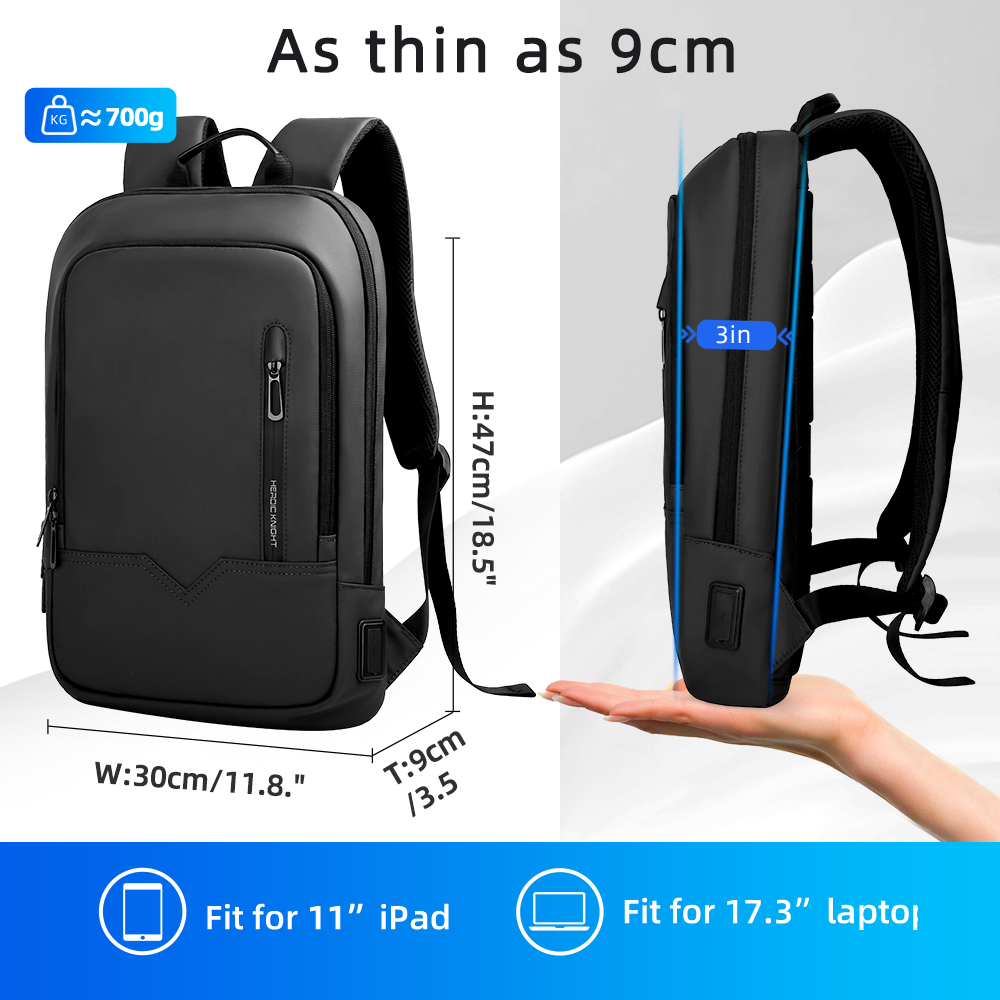 Mochila de negocios delgada HK - Car Accessories Gifts For Men reseña y precio