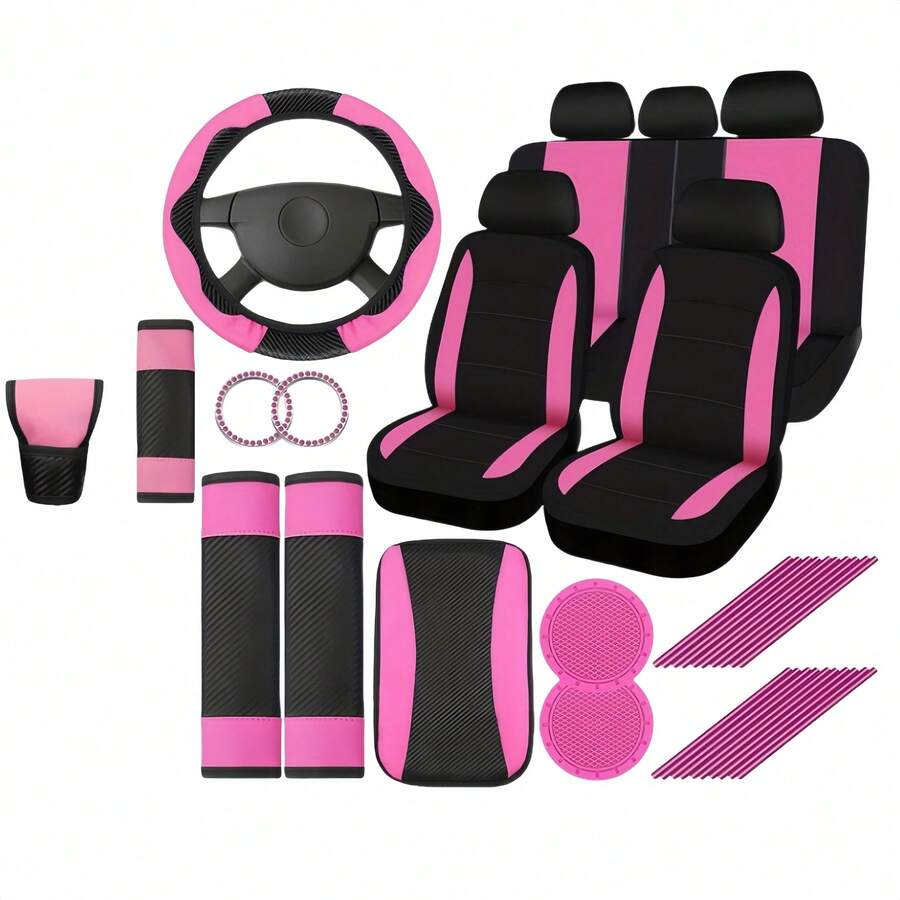 Adecuado para mujeres, juego d - Leather Car Seat Cover reseña y precio